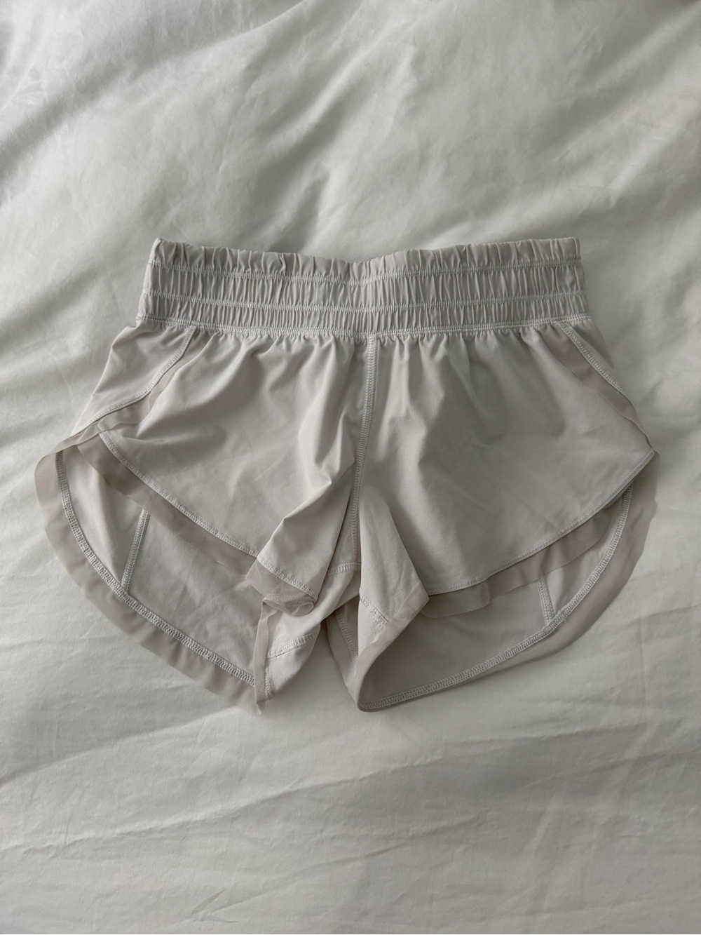 lululemon athletica Light Beige Layered Sleep Shorts
